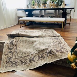 Threshold studio McGee hand knotted rug 5 by 7ft